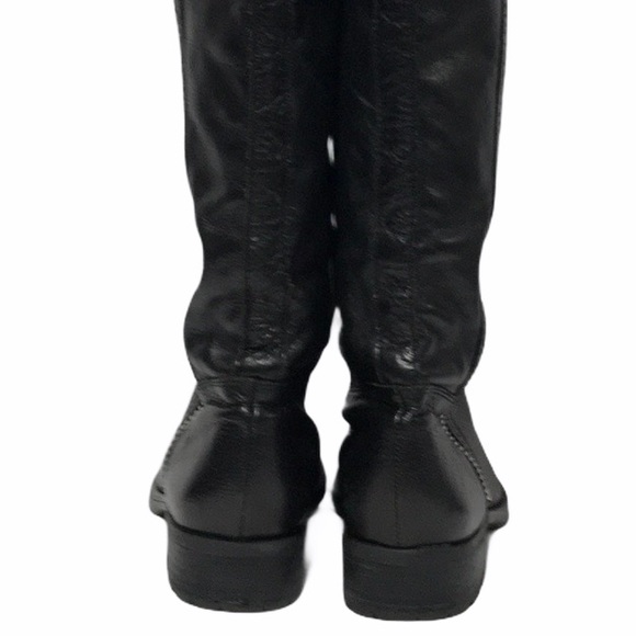 SOLD FRANCO SARTO Panko Leather Knee-High Boots - Picture 11 of 13